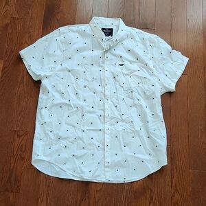 Hollister Palm Tree Button Down Men's shirt | Tropical | BNWT